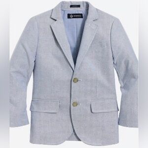 BOYS CREWCUTS THOMPSON LIGHT BLUE SUIT JACKET, SIZE 8